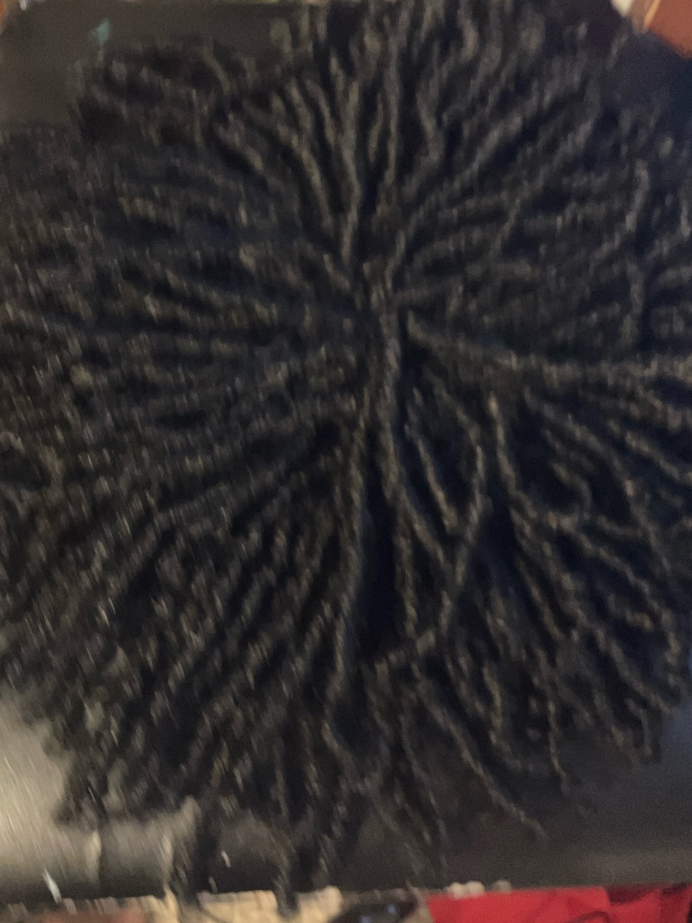 Black Faux Locs Hairpiece - Stylish Natural-Look Hair
